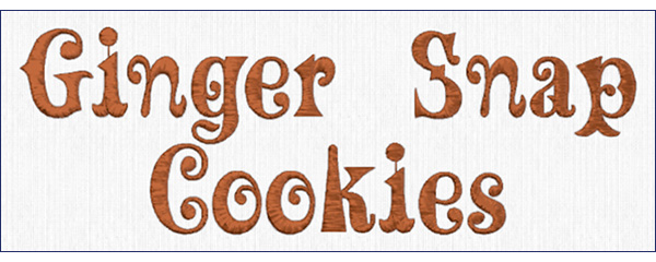 Ginger Cookies 1
