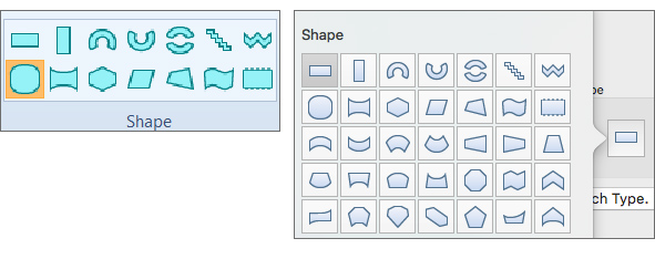 Rounded Shape Select